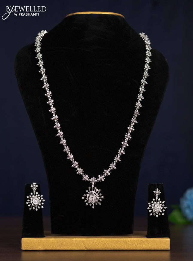 Zircon haaram with cz stones