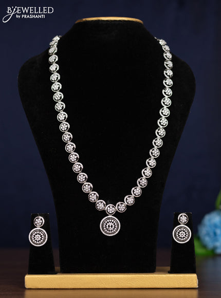 Zircon haaram with cz stones