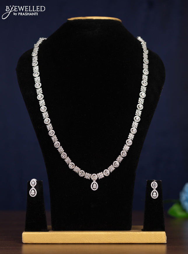 Zircon haaram with cz stones