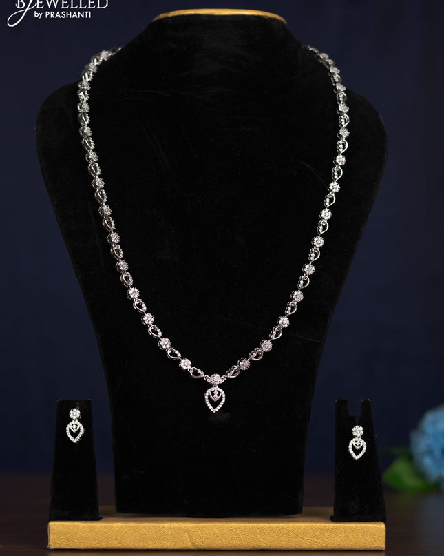 Zircon haaram with cz stones