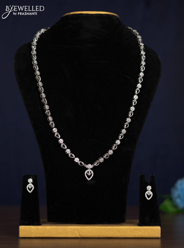 Zircon haaram with cz stones