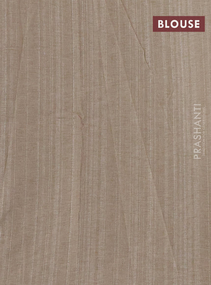 Semi tussar saree maroon and beige with allover bandhani prints and embroidery work border