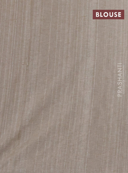 Semi tussar saree black and beige with allover bandhani prints and embroidery cut work border