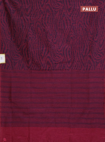 Banarasi semi matka saree pink shade with allover thread weaves in borderless style