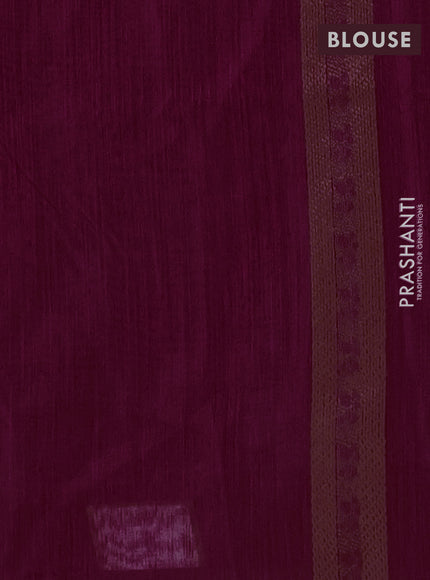 Banarasi semi matka saree red with allover thread woven leaf butta weaves in borderless style