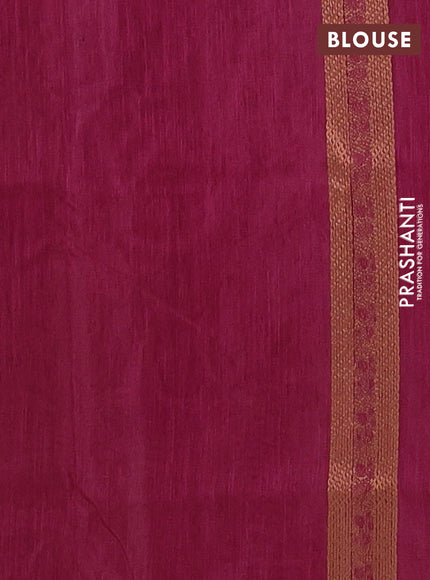 Banarasi semi matka saree wine shade with allover thread woven leaf butta weaves in borderless style