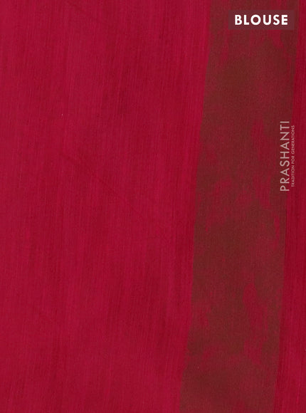 Banarasi semi matka saree pink with allover thread weaves in borderless style