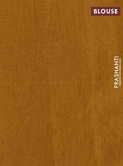 Banarasi semi matka saree mustard yellow with allover thread weaves in borderless style