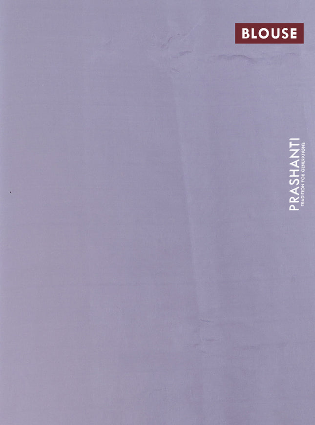 Banarasi tissue semi silk saree pastel shade and pastel lavender with allover zari weaves and zari woven floral border