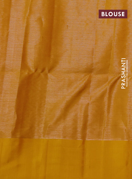 Pure soft silk saree pink and yellow with allover zari woven geometric weaves and simple border