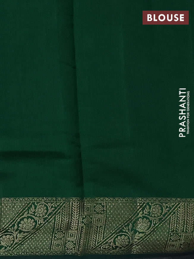 Chiniya silk saree purple and green with thread & zari woven buttas and woven border
