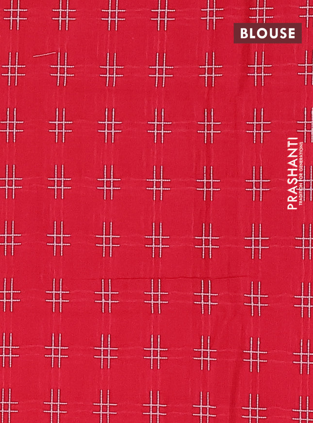 Chettinad cotton saree mustard yellow and pink with thread woven buttas and thread woven zari simple border