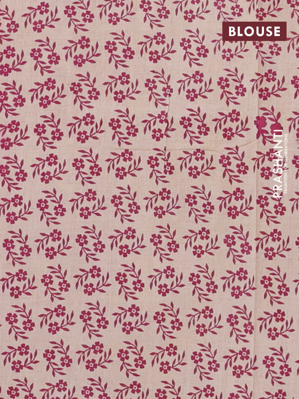 Kalamkari cotton saree yellow and pink with allover prints and printed border