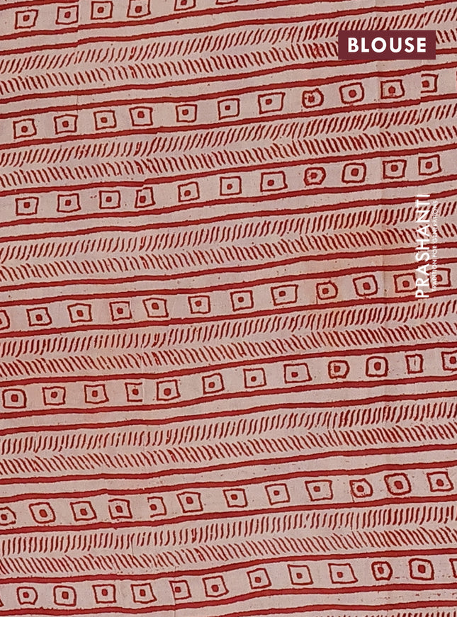 Kalamkari cotton saree maroon and black with allover prints and printed border