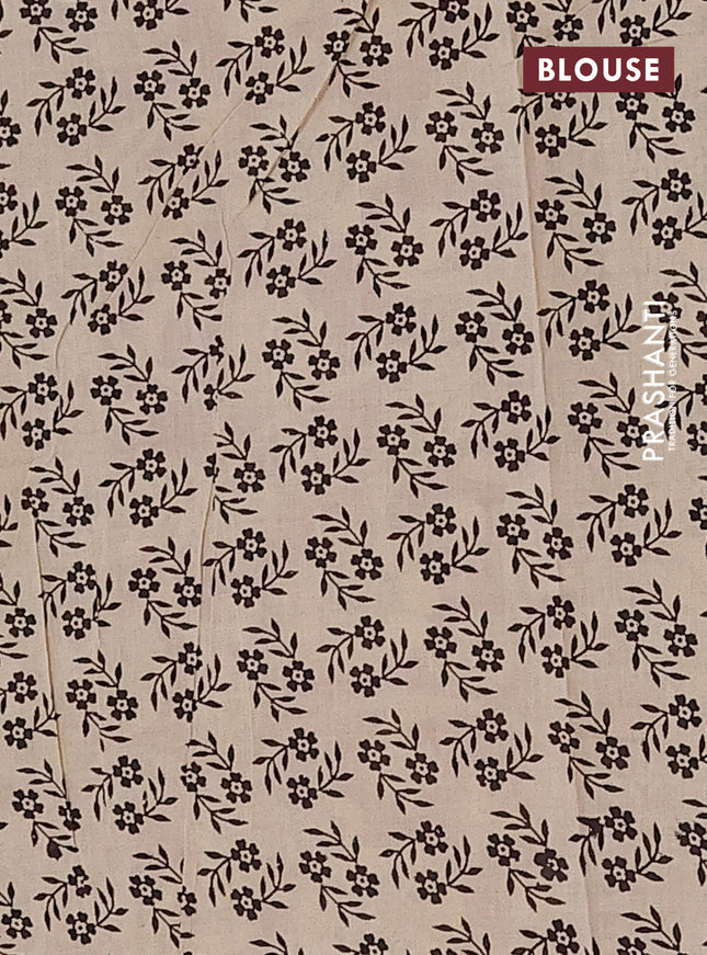 Kalamkari cotton saree yellow and magenta pink with allover prints and printed border