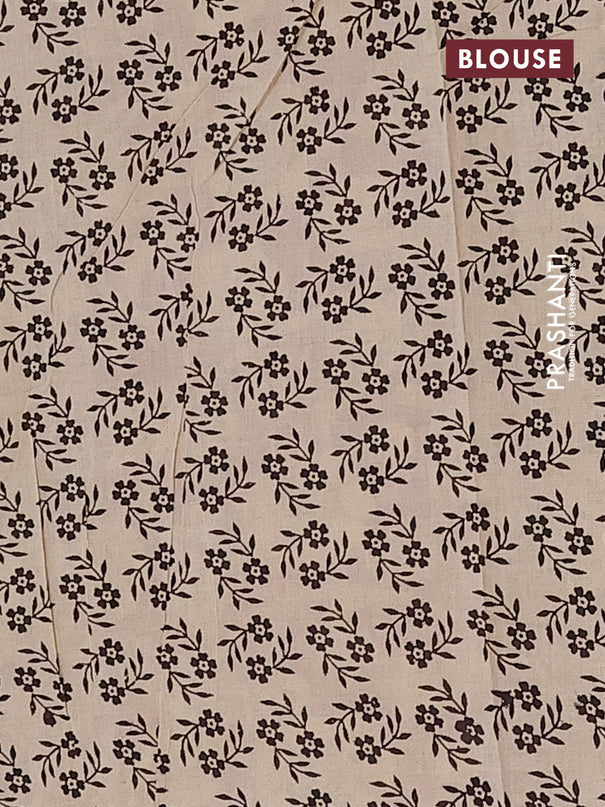 Kalamkari cotton saree yellow and magenta pink with allover prints and printed border