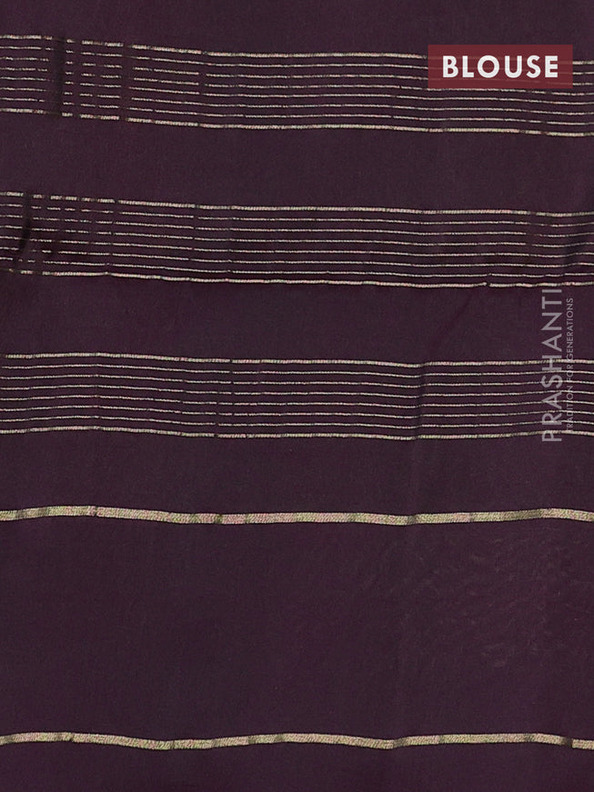 Pure soft silk saree lime yellow and wine shade with allover zari checked pattern and zari woven simple border