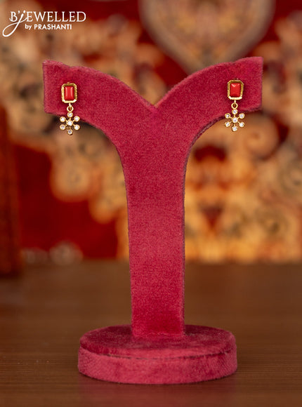 Antique necklace with multicolour and cz stones