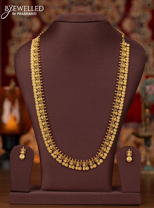 Antique haram with lakshmi kasu design