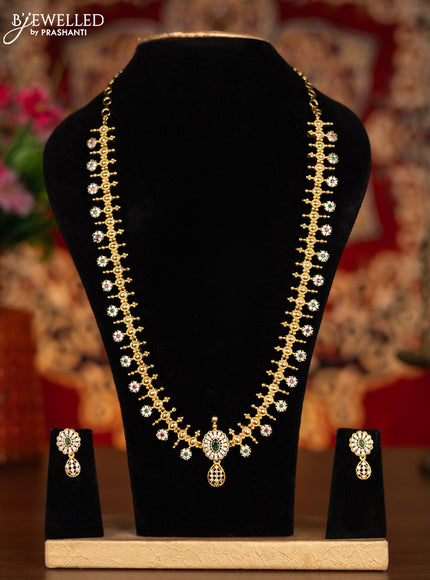 Antique haram with kemp and cz stones