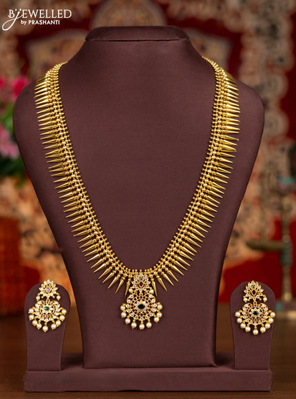 Antique haram with kemp and cz stones