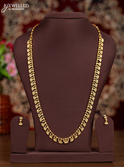 Antique haaram with kemp and cz stones