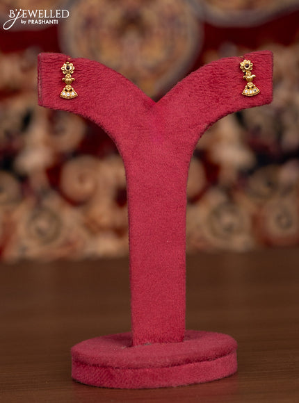 Antique haaram with pink kemp and cz stones