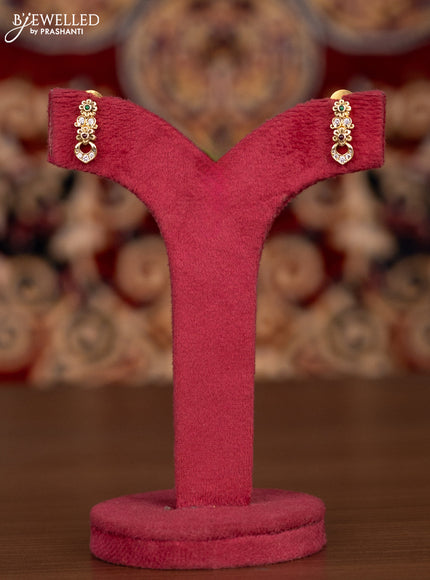 Antique haaram floral design with kemp and cz stones