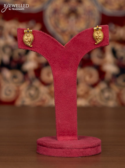 Antique haaram krishna & manga design with kemp stones
