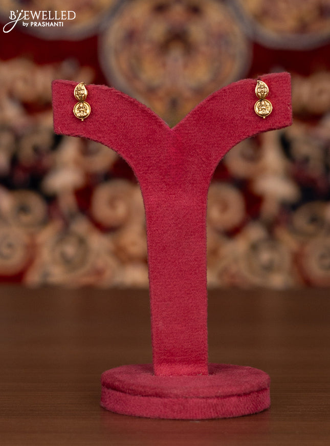 Antique haaram with lakshmi kasu design and pink kemp & cz stones