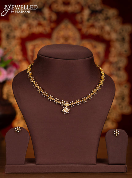 Antique necklace with cz stones