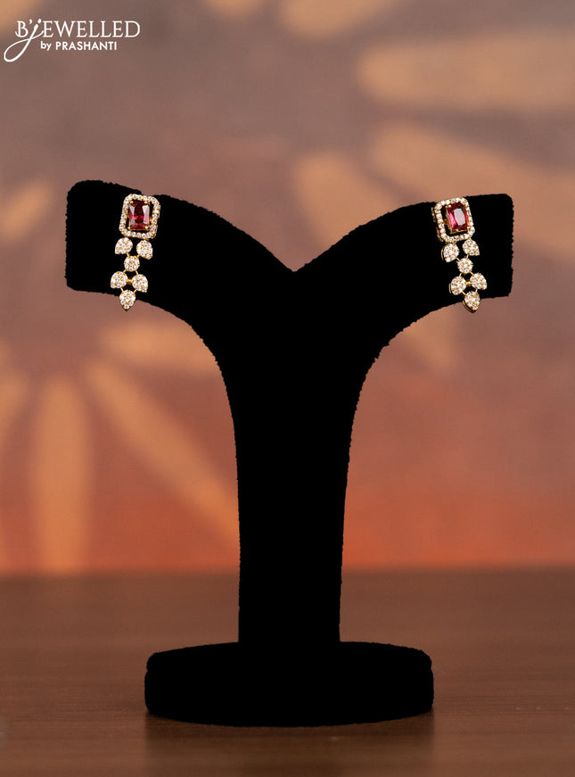 Antique necklace with multicolour and cz stones
