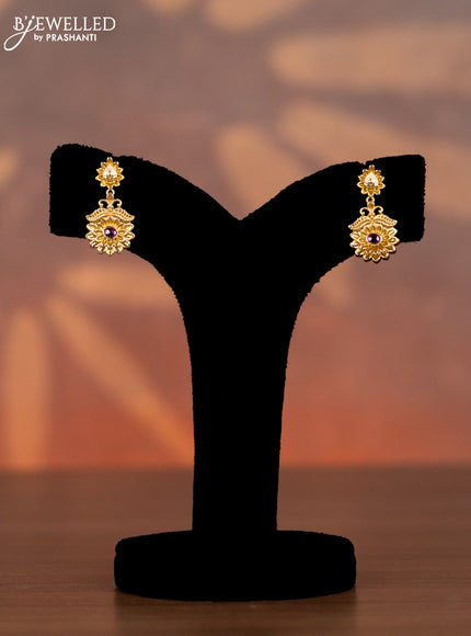 Antique necklace with kemp and kundan stones