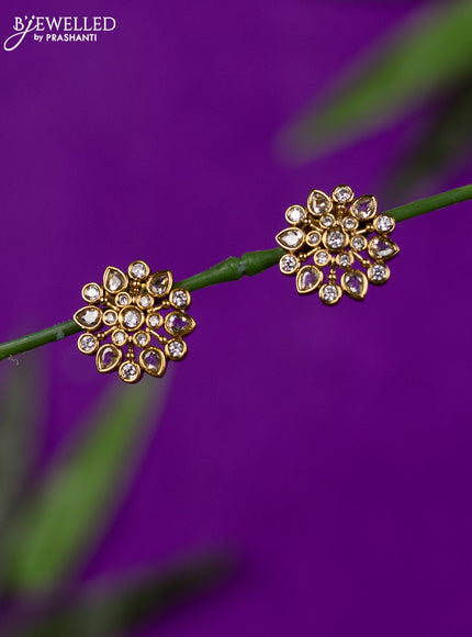 Antique earring with cz stones