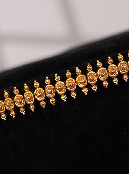 Antique hip chain in floral design