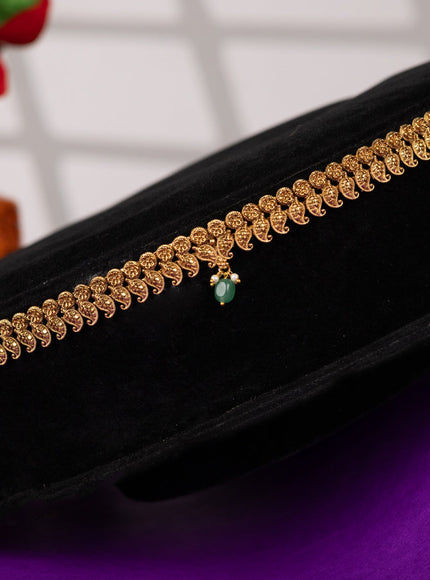 Antique hip chain in mango and floral design