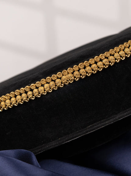 Antique hip chain with manga pattern