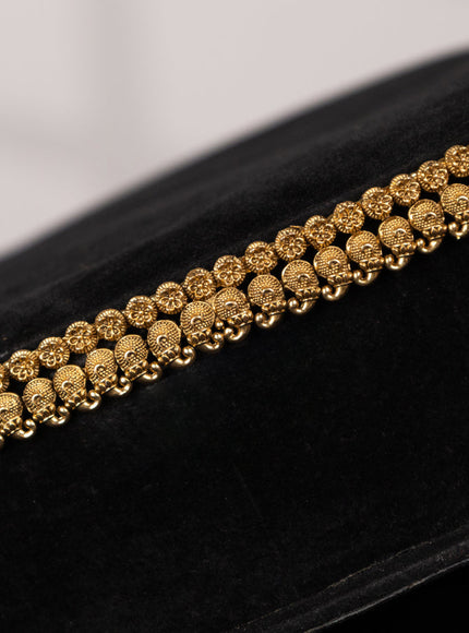 Antique hip chain with manga pattern