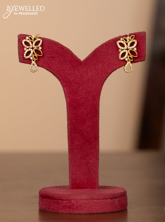 Antique necklace with cz stones