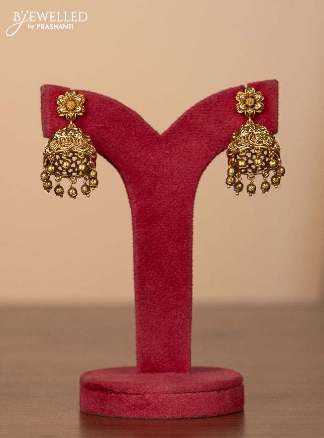 Antique necklace with lakshmi kasu design