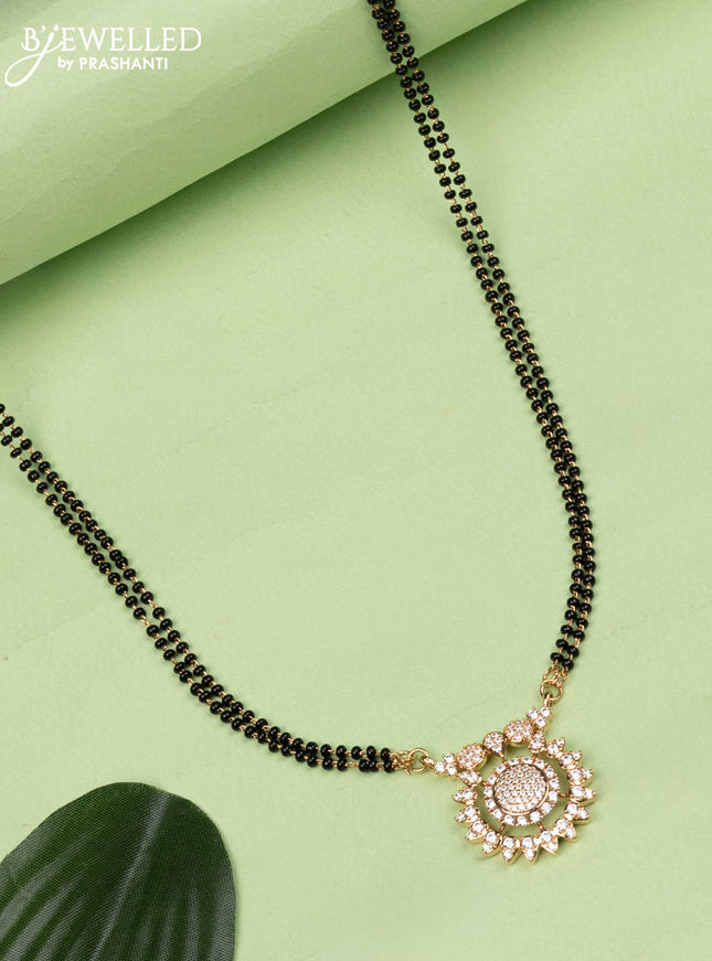 Mangalsutra with cz stones