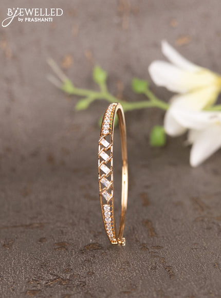 Bracelets with cz stones in gold finish