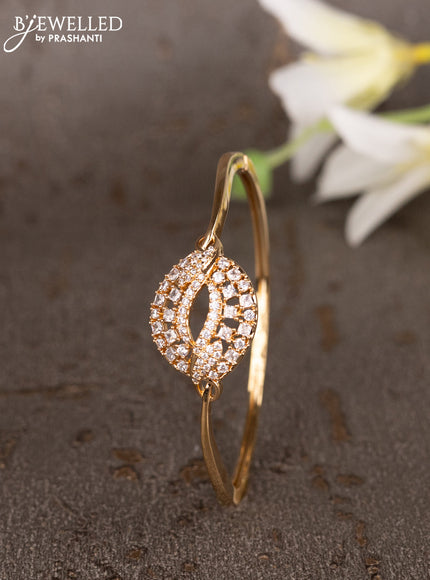 Bracelets with cz stones in gold finish