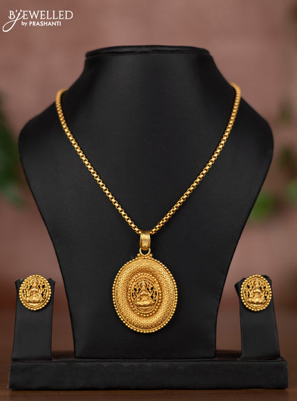 Antique chain with lakshmi pendant