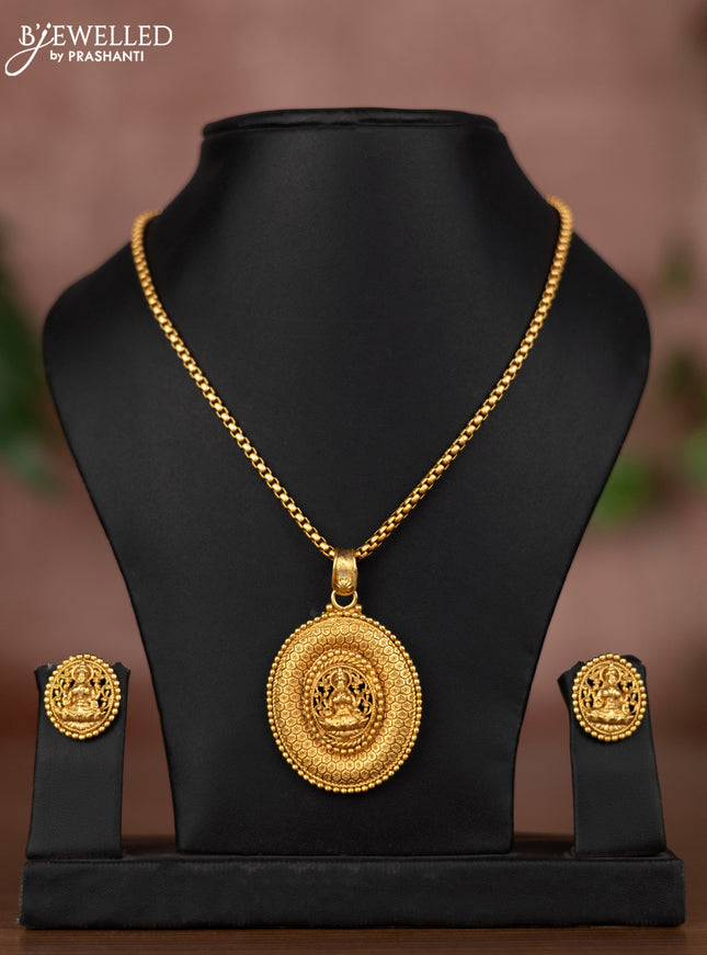 Antique chain with lakshmi pendant