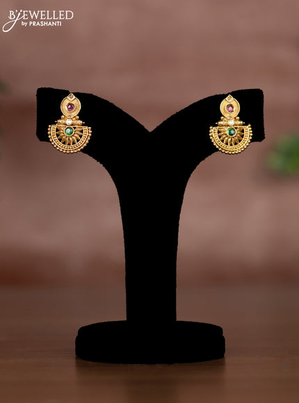 Antique chain with kemp and kundan stones