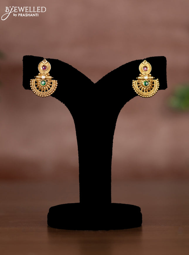 Antique chain with kemp and kundan stones