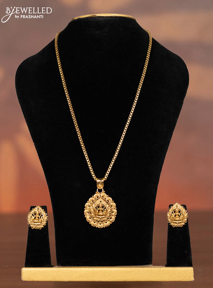 Antique chain with lakshmi pendant