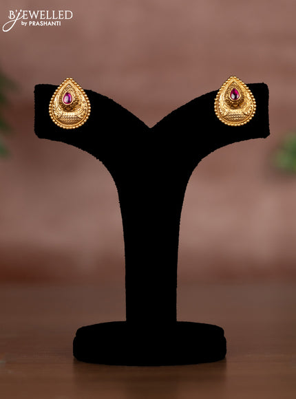 Antique chain with ruby stones