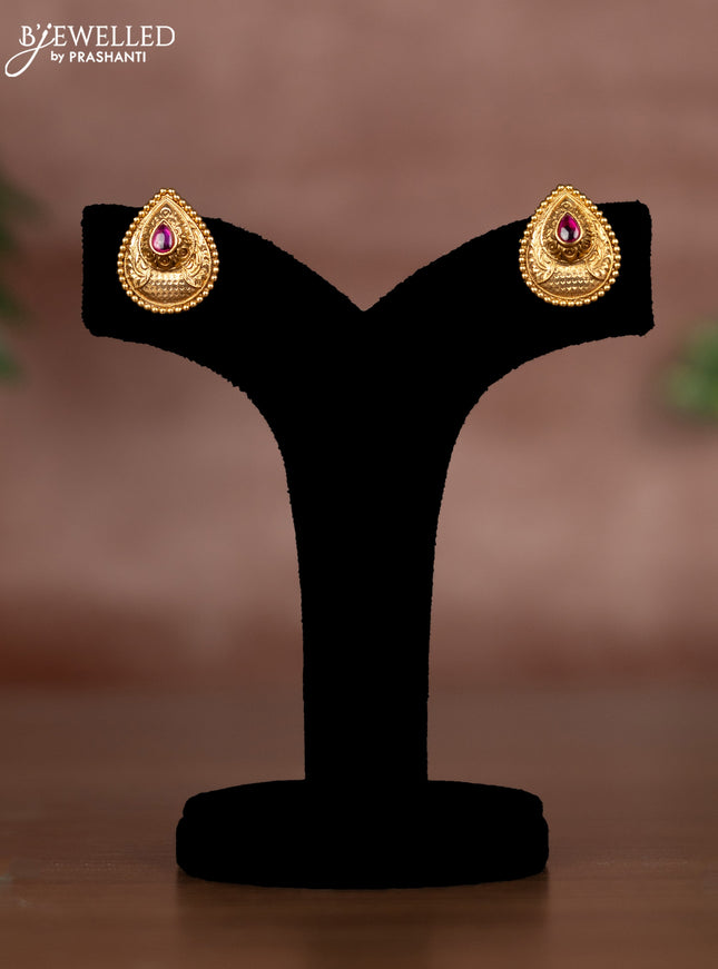 Antique chain with ruby stones